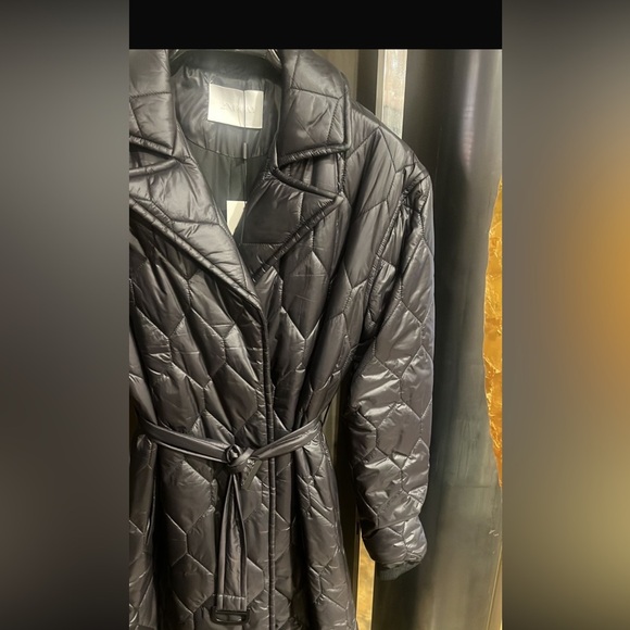 European fashion:2nd day Women's Black Quilted Coat |EU36 - Picture 5 of 8